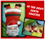 Flattened Santa Coaster