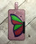 In The Hoop Butterfly Phone/Ipod Case Embroidery Machine Design