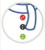 In The Hoop Snowman Belly Coaster Embroidery Machine Design