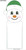 In The Hoop Snowman Crayon/Treat Holder Embroidery Machine Design