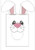 In The Hoop Bunny Mouth Treat Bag Embroidery  Machine Design 