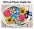 ITH Flower Iced Cookies Felt Food Embroidery Machine Design Set