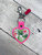 In The Hoop Blank Key Fob w Applique  Embroidery Machine Design Set