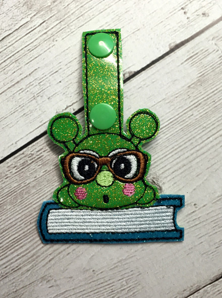 InThe Hoop Caterpillar Snap Key Fob Embroidery Machine Design