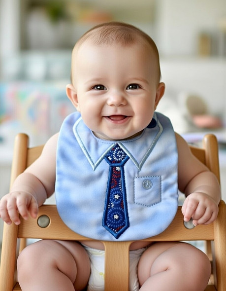 Shirt N Tie Bib