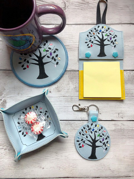 In The Hoop Tree Of Life Embroidery Machine Design Set