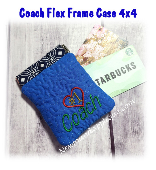 In the Hoop Coach Flex Frame Case Embroidery Machine design
