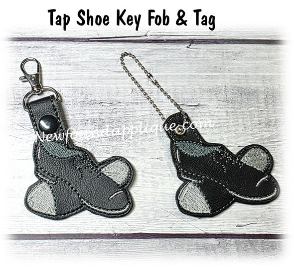 Tap Shoe Key Fob n Tag