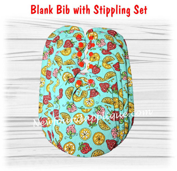 Blank Bib with Stippling