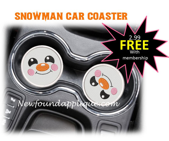 Snowman Car Coaster