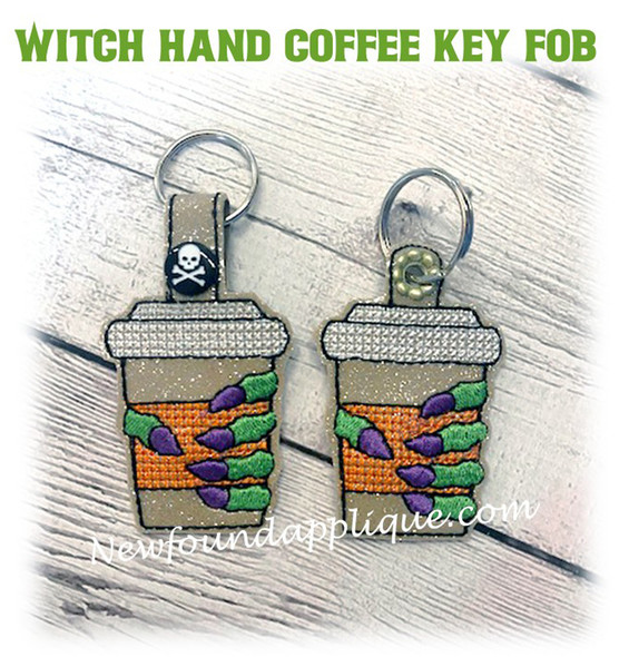 Witch Hand Coffee Cup Key & Tag Set