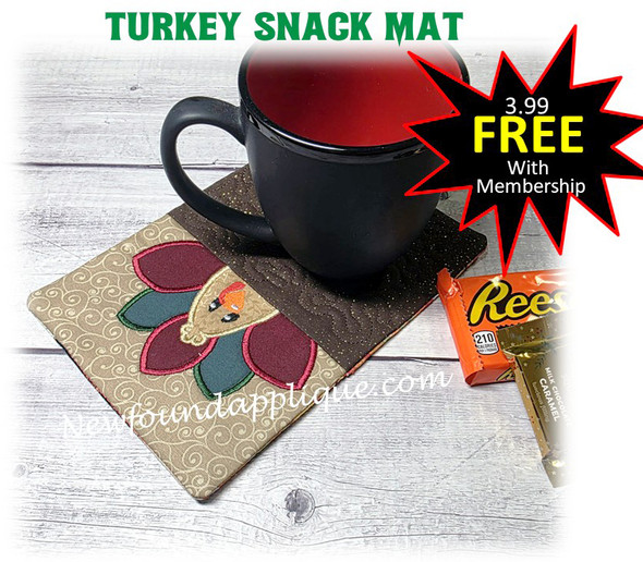 Turkey Snack Mat