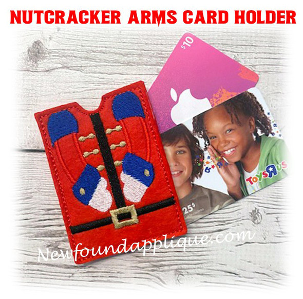 Nutcracker Arm Gift Card Holder