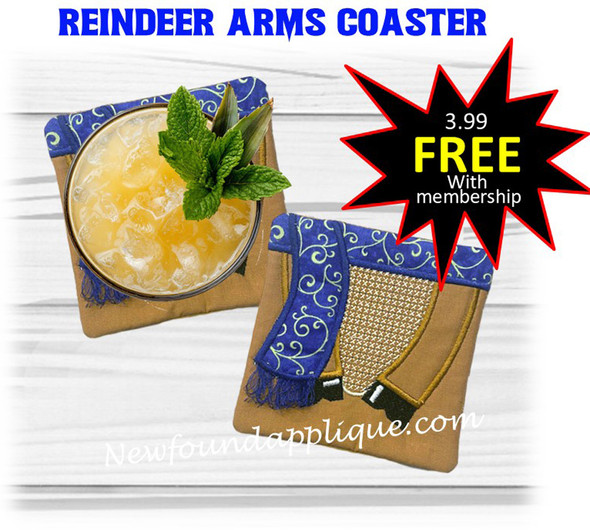 Reindeer Arms Coaster