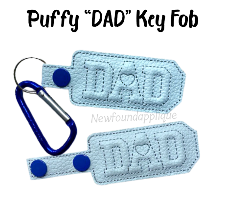 Puffy DAD Key Fob