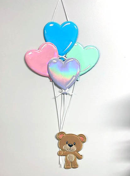 Balloon Bear Wall Hanging