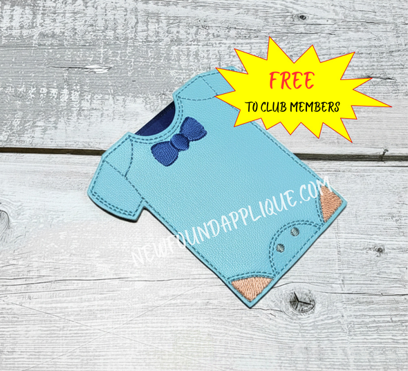 Baby Boy Gift Card Holder