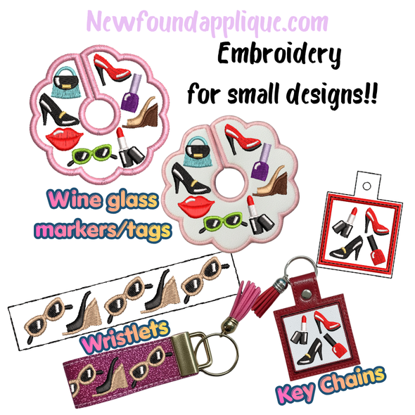 Tiny Fashion Embroidery Design Set