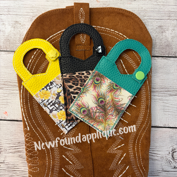 In The Hoop Cowboy Boot Card Holder