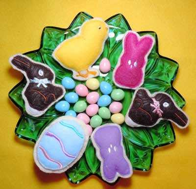 Fun felt Easter Cookie Set