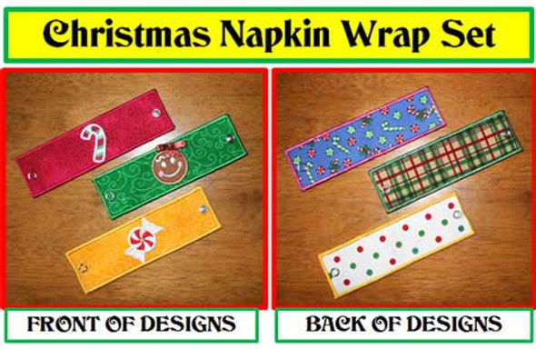 Christmas Napkin Wrap Set Christmas Napkin Wrap Set
