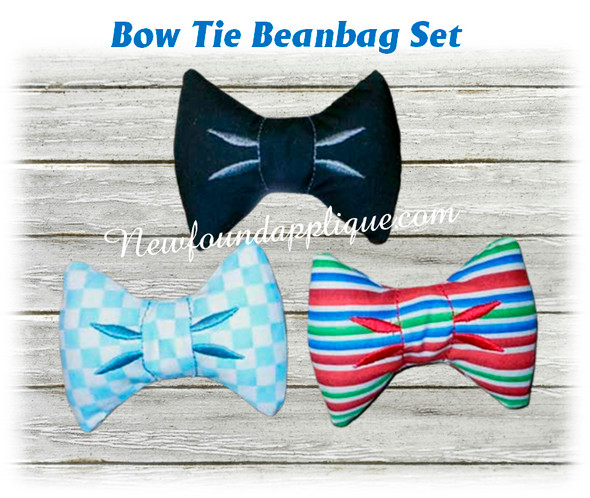 Beanbag Bow Tie In the Hoop Set