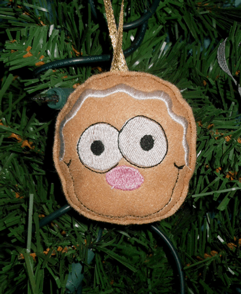 In The Hoop Gingerbread Christmas Ornament Embroidery Machine Design In The Hoop Gingerbread Christmas Ornament Embroidery Machine Design