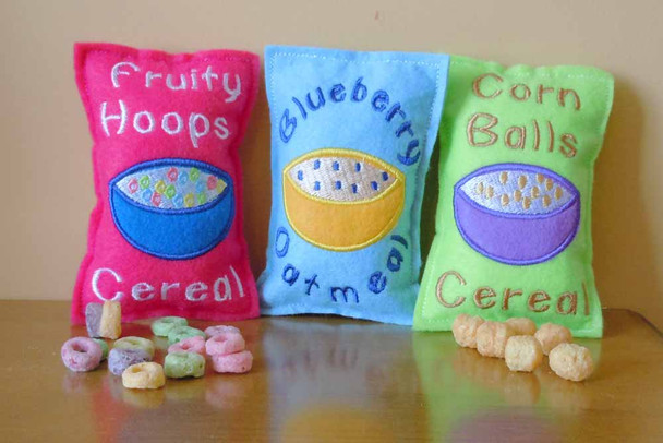 Fun felt Cereal Set