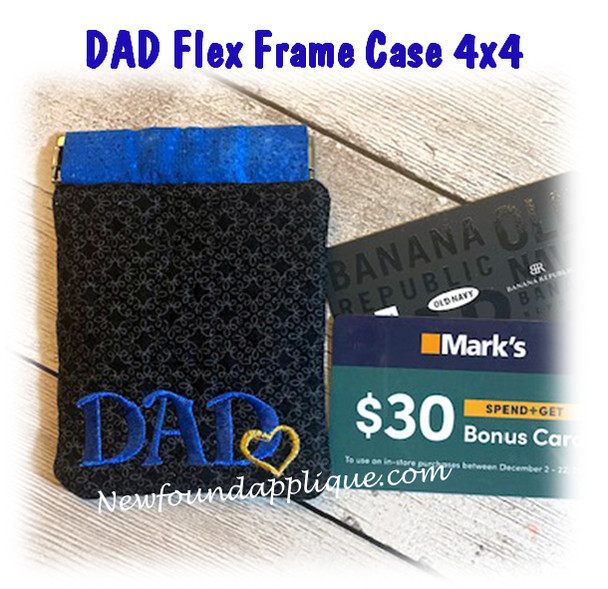 ITH DAD Flex Frame Case Embroidery Machine Design