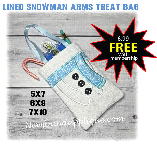 Snowman Arms Treat Bag