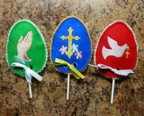 Religious Lollipop Holder Design Set