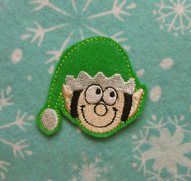 In The Hoop Christmas Felt Elf Embroidery Machine Design