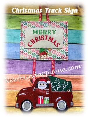 Personalized Nana Christmas's Truck Door Sign - Up to 6 Kids - Best GIft Of Nana's Life main image 0