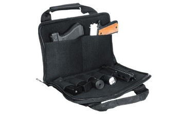 UTG Deluxe Double Pistol Case, Black