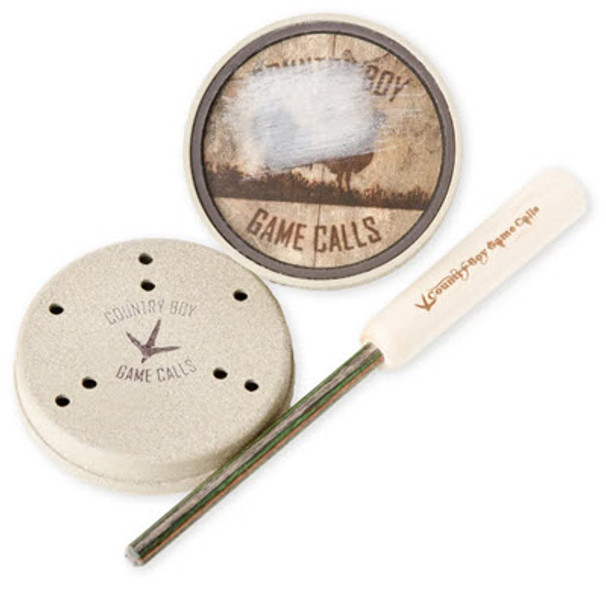 Country Boy Friction Turkey Call - Crystal