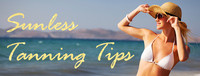 Tips for a healthy tan with sunless tanning!