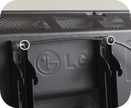 Outdoor TV Enclosure Security Lock Kit The TV Shield