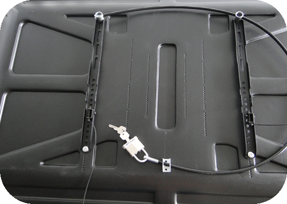 Outdoor TV Enclosure Security Lock Kit The TV Shield