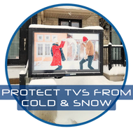 Protecting Outdoor TVs and Digital Signage from Cold Temperatures