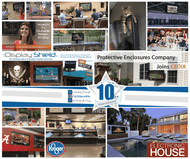 PEC is Excited to Celebrate 10 Years of Innovative Outdoor TV Enclosures and Digital Display Protection