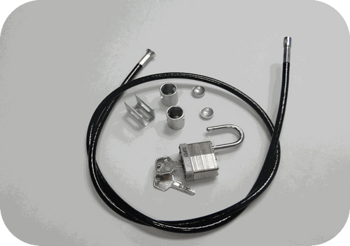 Outdoor TV Enclosure Security Lock Kit