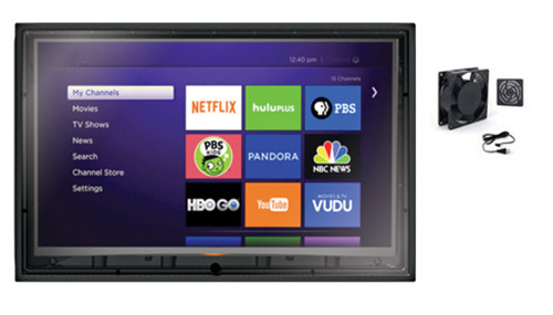 44-50 Inch Weatherproof Outdoor TV Enclosure with Fan-The TV Shield