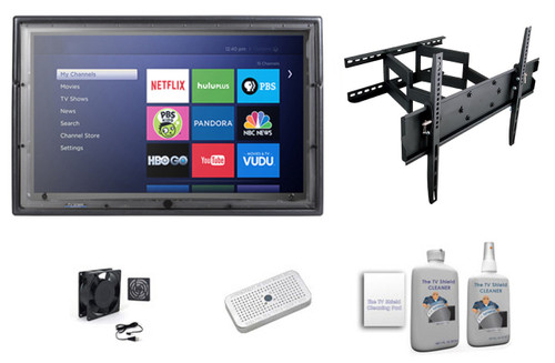 36-43 Inch Outdoor Enclosure Full Motion Mount Ultimate Combo Kit-The TV Shield