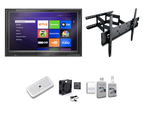 52-55 inch Outdoor TV Enclosure, Full Motion Mount Ultimate Kit-The TV Shield