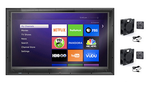 60-65 Inch Weatherproof TV Enclosure with two fans - The TV Shield