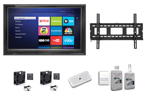 60-65 in Anti-Glare Outdoor TV Enclosure, Tilt Mount Ultimate Kit-The TV Shield