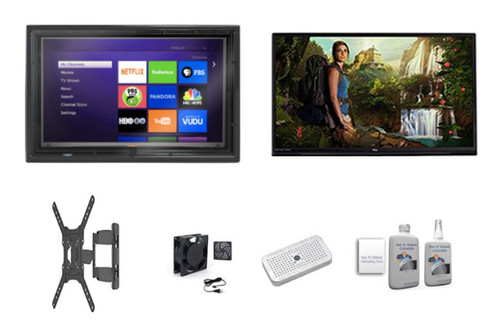 32" TCL TV and Outdoor AntiGlare TV Enclosure Ultimate Kit