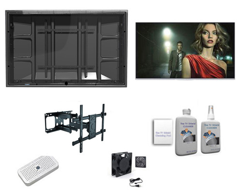 55" TCL QLED Smart TV and Outdoor TV Enclosure Ultimate Kit-The TV Shield