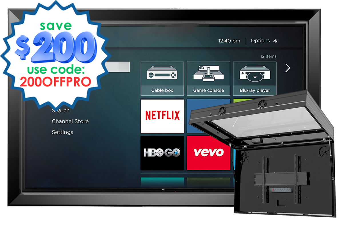 Outdoor TV Enclosure Heater