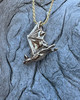 Soaring Bat Charm - 14k Gold